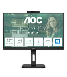 Monitor Profesional AOC Q27P3CW 27"/ QHD/ Webcam/ Multimedia/ Negro