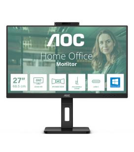 Monitor Profesional AOC Q27P3QW 27"/ QHD/ Webcam/ Multimedia/ Negro
