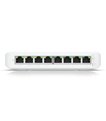 Switch ubiquiti usw-lite-8-poe/ 8 puertos/ rj45 10/100/1000 poe