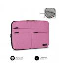 Funda subblim air padding 360 sleeve para portátiles hasta 14'/ rosa