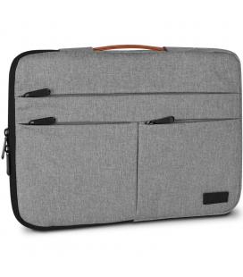 Funda subblim air padding 360 sleeve para portátiles hasta 15.6'/ gris claro