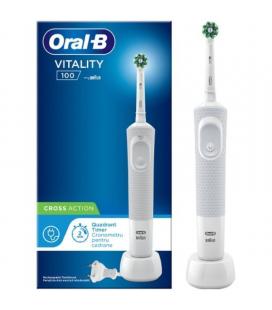 Cepillo dental braun oral-b vitality 100 crossaction/ blanco