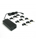 CARGADOR PORTATIL AUTOMATICO UNIVERSAL LEOTEC 70W NEGRO