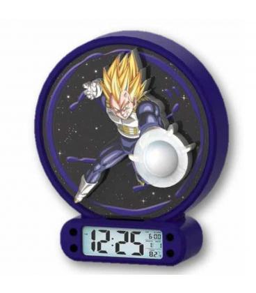 Reloj despertador luz dragon ball z vegeta