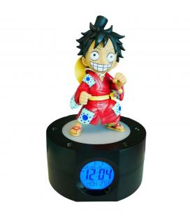 Lampara reloj despertador one piece luffy