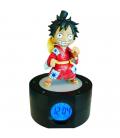 Lampara reloj despertador one piece luffy