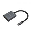Conversor HDMI 4K 30Hz Aisens A109-0685/ HDMI Hembra - USB Tipo-C Macho/ 15cm/ Gris