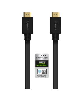 Cable HDMI 2.1 8K Aisens A150-0680/ HDMI Macho - HDMI Macho/ 5m/ Certificado/ Negro