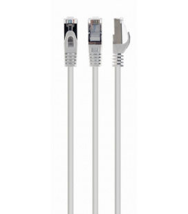 CABLE RED S-FTP GEMBIRD CAT 6A LSZH BLANCO 0,5 M
