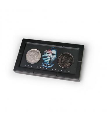 Set de 2 monedas the noble collection caballero oscuro harvey dent en caja dlx