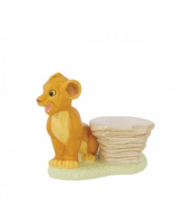 Figura decorativa enesco disney el rey leon simba huevera