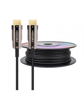 Cable hdmi 2.0 aoc 4k nanocable 10.15.2080/ hdmi macho - hdmi macho/ 80m/ negro