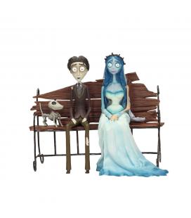 Set figuras sd toys la novia cadaver emily y victor