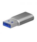 Adaptador USB 3.2 GEN2 Aisens A108-0677/ USB Tipo-C Hembra - USB Macho