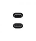 Nanocable USB 2.0, 2m cable USB USB C Negro