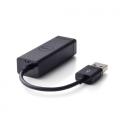 Cable USB a rj45 dell macho-hembra negro 470-abBT
