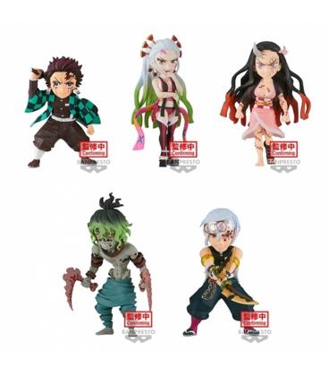 Figura banpresto demon slayer: kimetsu no yaiba world collectable figure vol.10 12 unidades