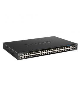 D-Link DGS-1520-52MP Gestionado L3 Gigabit Ethernet (10/100/1000) Energía sobre Ethernet (PoE) 1U Negro