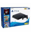 Sony PlayStation 4 Slim 500 GB + Tadeo Jones + Ratchet & Clank + Gran Turismo Sport Wifi Negro