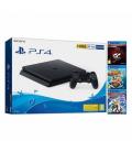 Sony PlayStation 4 Slim 500 GB + Tadeo Jones + Ratchet & Clank + Gran Turismo Sport Wifi Negro