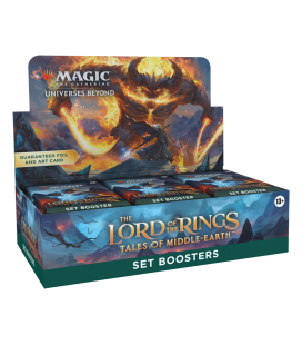 Caja de cartas magic the gathering set boosters the lord of the rings 30 unidades inglés