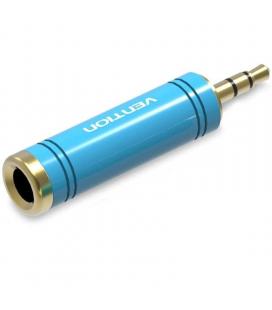 Adaptador jack vention vab-s04-l/ jack 3.5 macho - jack 6.5 hembra/ azul