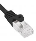 Cable de red rj45 utp phasak phk 1701 cat.6/ 1m/ negro