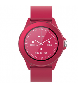 Smartwatch forever colorum cw-300/ notificaciones/ frecuencia cardíaca/ magenta