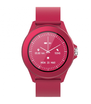 Smartwatch forever colorum cw-300/ notificaciones/ frecuencia cardíaca/ magenta