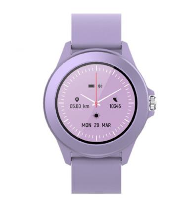 Smartwatch forever colorum cw-300/ notificaciones/ frecuencia cardíaca/ purpura