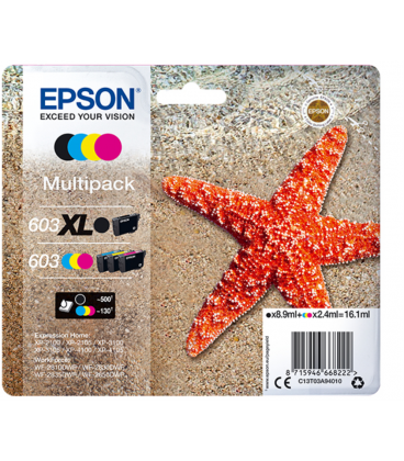 TINTA EPSON 603XL/603 PACK DE 4
