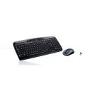 Logitech Wireless Combo MK330 teclado Ratón incluido USB QWERTY Internacional de EE.UU. Negro