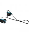 Auriculares inalámbricos deportivos elbe abt-038-dep/ con micrófono/ bluetooth/ azul y negro