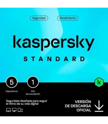 Kaspersky Lab Standard 5 Dispositivos Licencia 1 año ESP