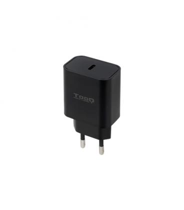 Cargador de Pared TooQ TQWC-PDUSBC20B/ 1xUSB Tipo-C/ 20W