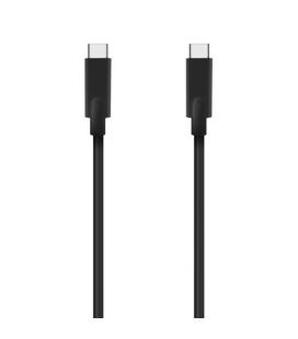 Cable USB 3.2 Tipo-C Aisens A107-0706 5GBPS 3A 60W/ USB Tipo-C Macho - USB Tipo-C Macho/ 4m/ Negro