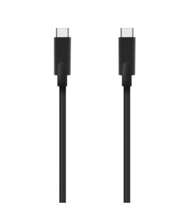 Cable USB 3.2 Tipo-C Aisens A107-0707 5GBPS 3A 60W/ USB Tipo-C Macho - USB Tipo-C Macho/ 5m/ Negro