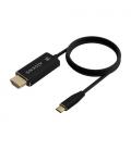 Cable Conversor Aisens A109-0711/ USB Tipo-C Macho/ HDMI 8K Macho/ 1m/ Negro