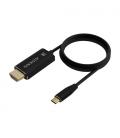 Cable Conversor Aisens A109-0712/ USB Tipo-C Macho/ HDMI 8K Macho/ 2m/ Negro