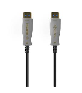 Cable HDMI 2.0 AOC 4K Aisens A148-0698/ HDMI Macho - HDMI Macho/ 100m/ Negro