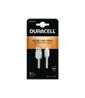 Duracell USB5023W cable USB 2 m 2.0 USB A Micro-USB A Blanco