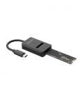 Dock USB Tipo-C para SSD M2 SATA/NVMe NGFF Aisens ASUC-M2D011-BK/ Negro