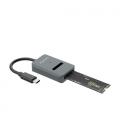 Dock USB Tipo-C para SSD M2 SATA/NVMe NGFF Aisens ASUC-M2D012-GR/ Gris