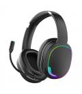 Auriculares inalámbricos gaming con micrófono my way bh82/ jack 3.5/ negros