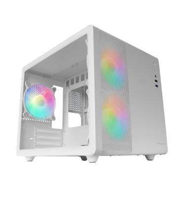 Caja gaming minitorre mars gaming mc-400/ blanca