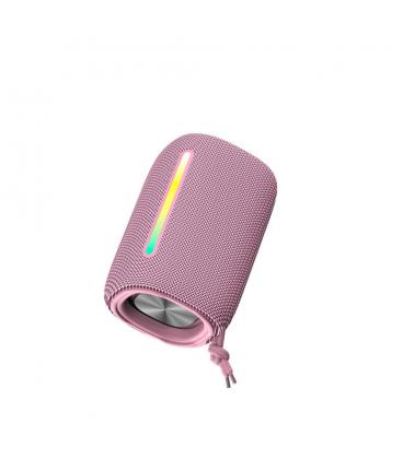 Altavoz bluetooth forever bs - 10 led pink color rosa