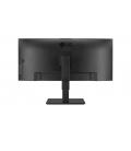 Monitor Profesional Ultrapanorámico Curvo LG 34BQ77QC-B 34"/ WQHD/ Webcam/ Multimedia/ Negro