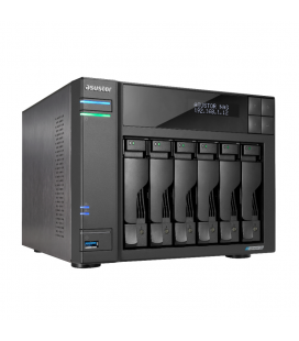 NAS ASUSTOR TOWER 6 BAY NAS QUAD-CORE 2.0GHZ DUAL 2.5GBE PORTS 8GB RAM DDR4