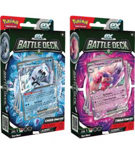 Juego de cartas pokemon tcg ex battle deck chien - pao & tink aton