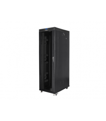 ARMARIO LANBERG RACK 19" 42U 800X1200 FLAT PACK NEGRO PUERTA CRISTAL CON LCD